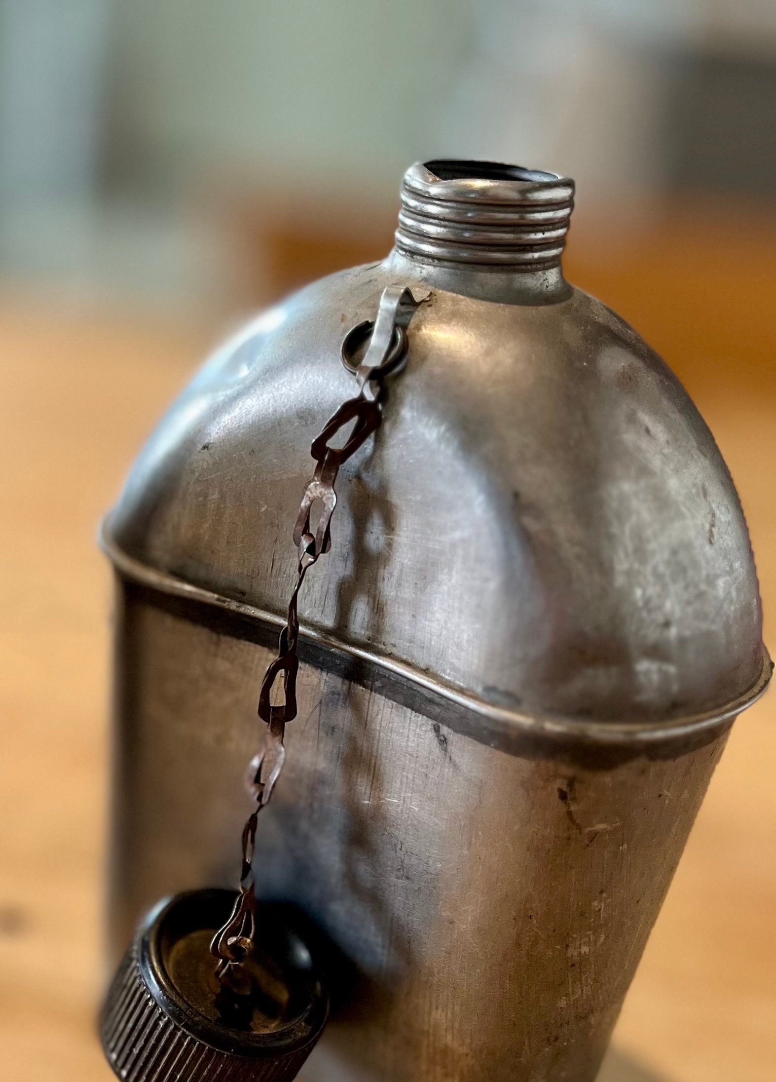 Genuine French Army Surplus Field Flask/Canteen Plus Cup And Cover Aluminium In General / Misc - Foto 6