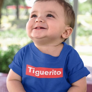 Dominican Republic Tiguere Baby to Toddler Boy Tshirt - Tiguerito Infant Fine Jersey Tee (6 to 24 months 2T - 5T) Tigueraje Dominicano Total