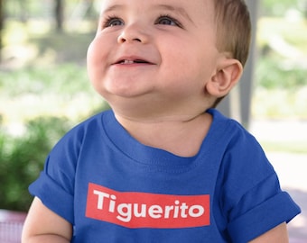 Dominikana Tiguere T-shirt dla chłopca od niemowlęcia do malucha - Tiguerito Infant Fine Jersey Tee (6 do 24 miesięcy 2T - 5T) Tigueraje Dominicano Total