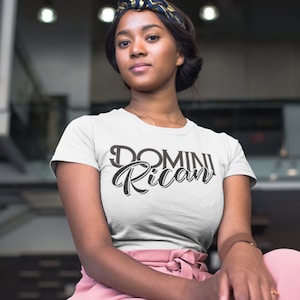 Dominican and Puerto Rican, DominiRican, Domini-Rican, Domini Rican, Dominican Republic, Boricua, Women&#39;s short sleeve t-shirt