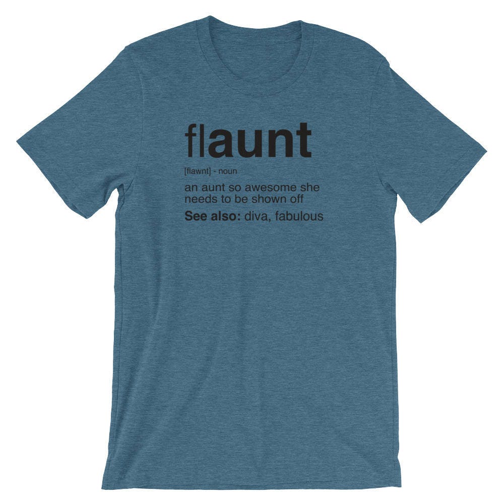 Super Aunt Gift Shirt Gift for Aunt Flaunt Definition Shirt | Etsy