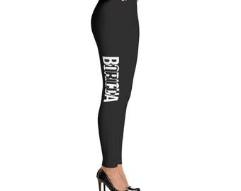 Boricua Map Leggings - Cute Puerto Rico Map Leggings - Great Gift for a Puerto Rican Princess, Diva or Fitness Fanatic. Sexy Yoga Pants