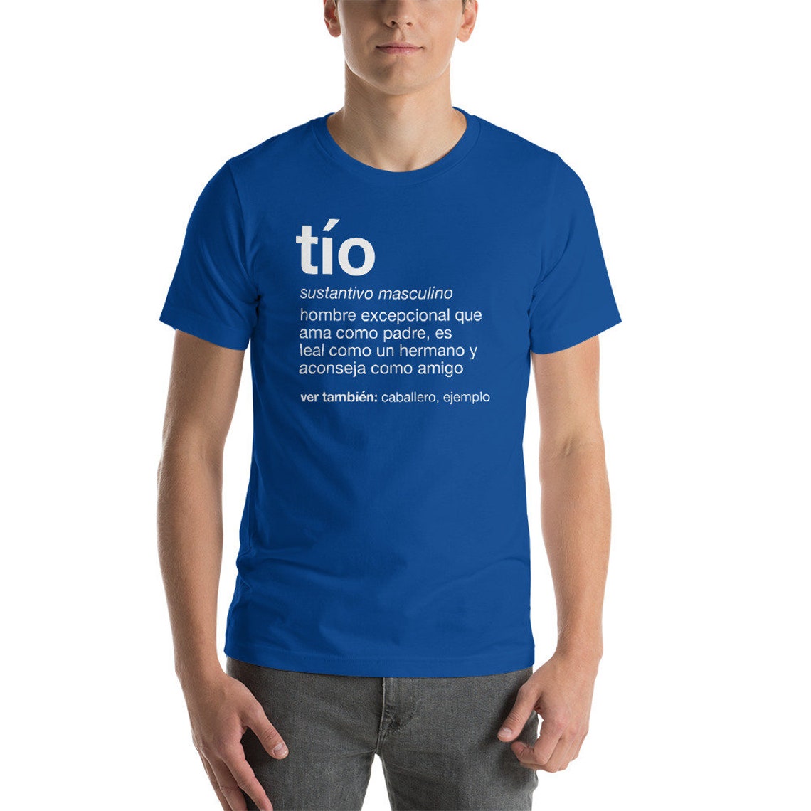 Tio Definition Tshirt Spanish Tio Gift Uncle Unisex Etsy