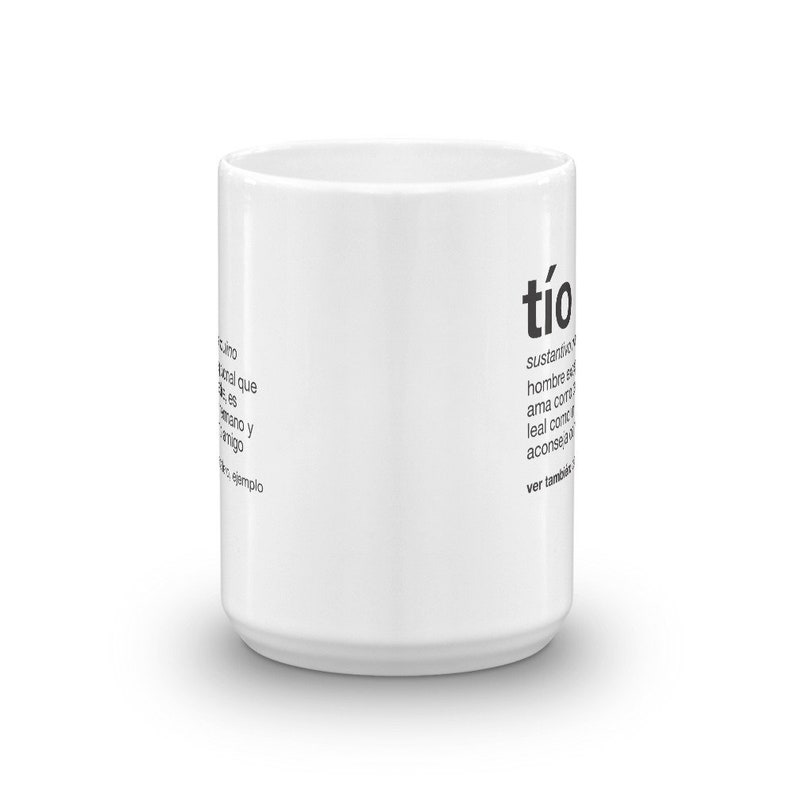 Tio Gift Uncle Gift Mug Spanish Tío Definition Uncle Gift Etsy