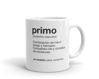 Primo Spanish Gift Mug | Taza Regalo para Primo