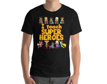 I Teach Super Heroes Comic Book Style 