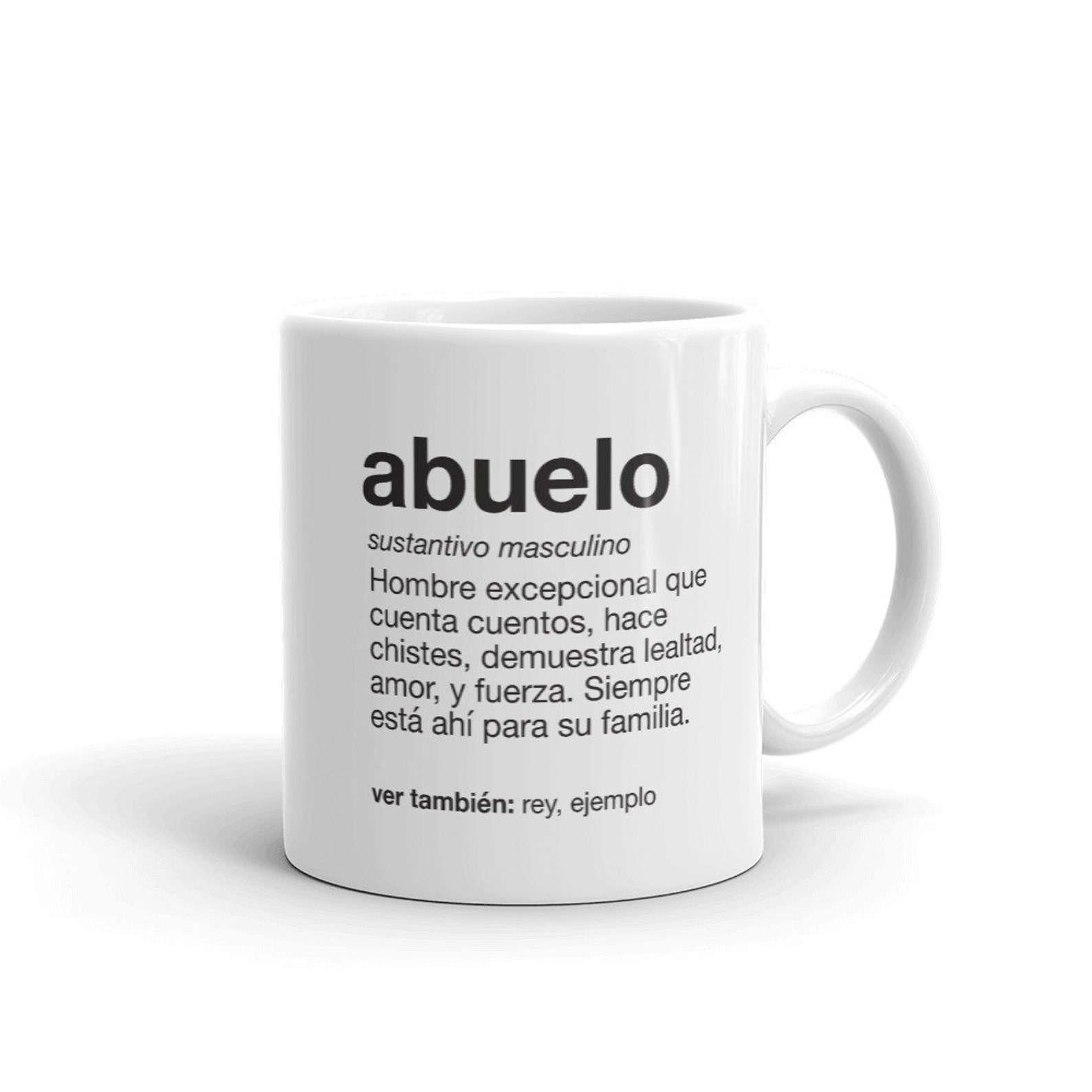 Abuelo Definition Gift Mug Spanish Grandfather gift Regalo