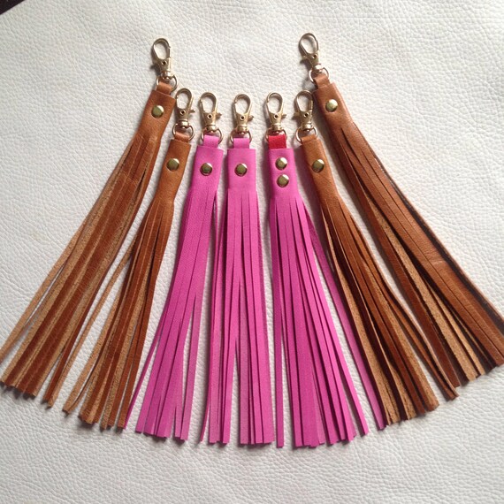 Leather Tassels Purse Tassels Handbag Tassels or Boot Etsy