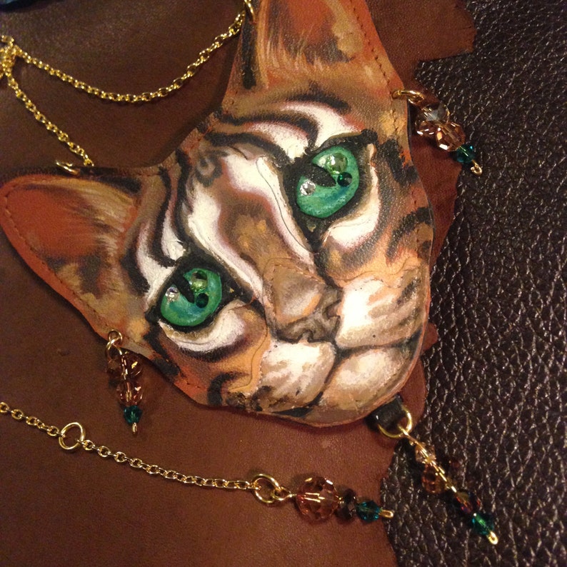 Bengal Cat Necklace Custom Order Cat Necklace Bengal Kitty Etsy