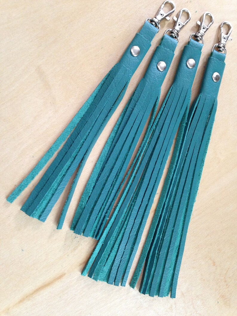 Leather Tassels Clip on Tassels Handbag Tassels or Boot Etsy