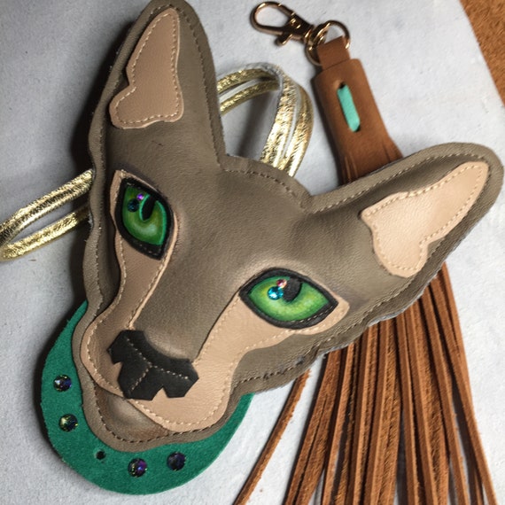 Cat bag charm clearance