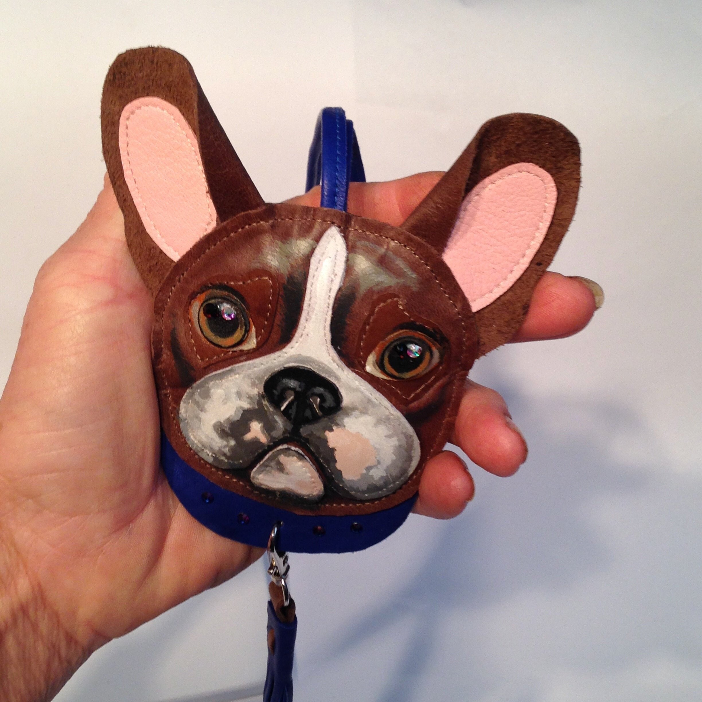 french bulldog bag charm