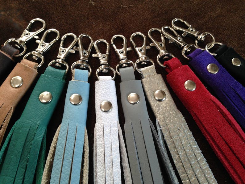 leather boot tassels