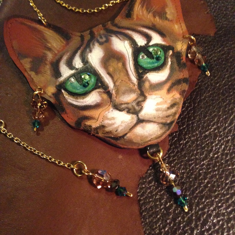 Bengal Cat Necklace Custom Order Cat Necklace Bengal Kitty Etsy