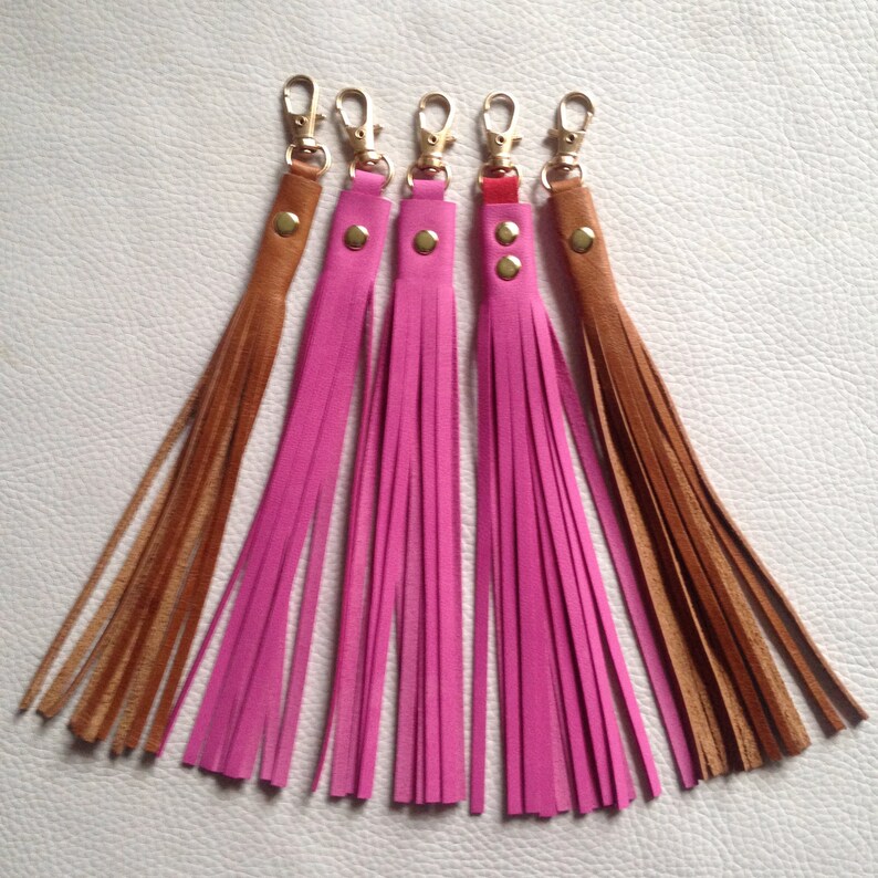leather boot tassels