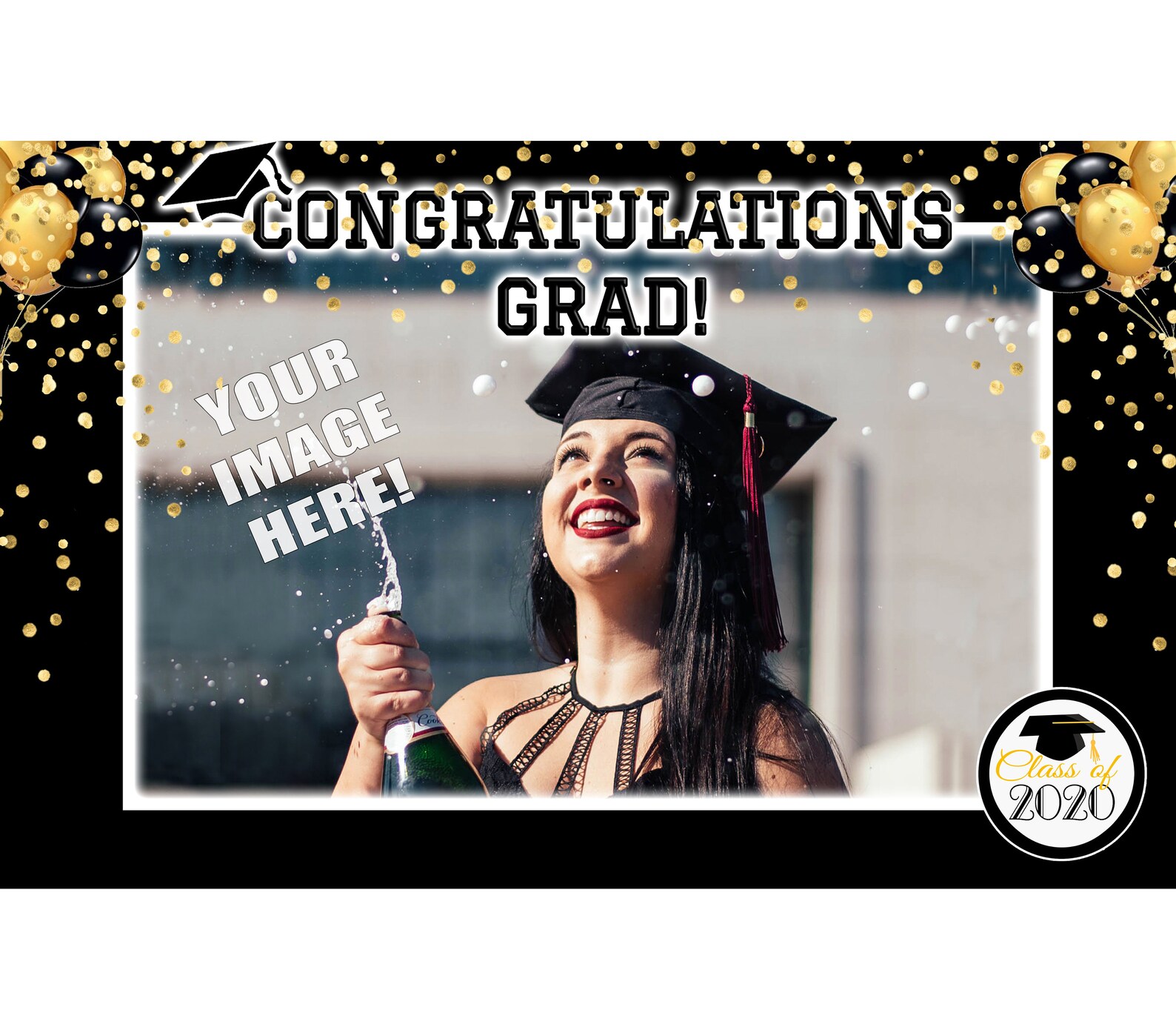 Graduation EDIBLE CAKE IMAGE Cake Topper Party Graduate Cake | Etsy