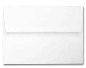 5 1/2" Square Bright White Envelopes Invitation Party square flap