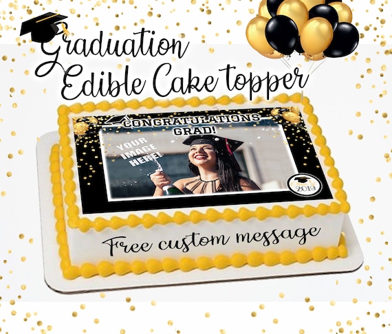 Custom Design Your Own Edible 10x16 Image Toppers for Half Sheet