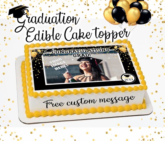 Custom Design Your Own Edible 10x16 Image Toppers for Half Sheet