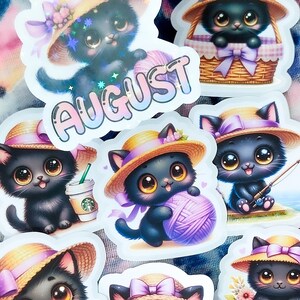 LUNA, ADVENTUROUS LIFE - DieCuts - Stickers - Glitter - Holographic - Memory Keeping - Planning - Waterproof - Cat - Adventure - Camping