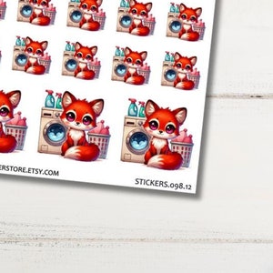 RUBY ALWAYS & FOREVER - Deco Sticker - Journaling - Memory Keeping - White Paper - Washi Paper - Hobo Stickers - Valentine's Day - Fox