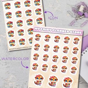 OTTIE SWEET SUMMER - To Buy - Icon - Functional - Watercolor - Cute - Kawaii Stickers - Chores - Hobbies - Duty - Home - Lifestyle - Summer