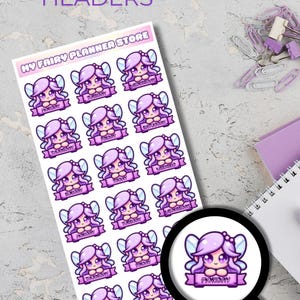 ELAN CUTE COLLECTION - Headers - Deco Stickers- Journaling - Memory Keeping - Hobonichi - Fairy - Stationery - Cute - Kawaii - Lifestyle