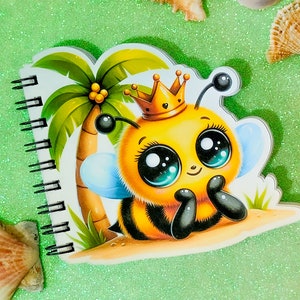BEEAUTIFUL SUMMER - Notepad - Bee - Summer - Nature - Sea - Sea Life - Beach - Memo Pad - Block Notes - Lifestyle - Gift Ideas - Queen Bee
