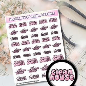 SCHOON HUIS - Scriptstickers, kleurrijke stickers, decoratieve stickers, stickers voor in het dagboek, dagboek, herinneringen bewaren, Hobonichi A6 Cousin Week