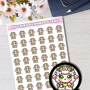 LELLA SPRING DREAM - Icon - Planning Time - Deco Sticker - Journaling - Memory Keeping - White Paper - Washi Paper - Hobo Sticker - Spring