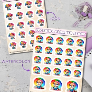 OTTIE SWEET SUMMER - Reading - Icon - Functional - Watercolor - Cute - Kawaii Stickers - Chores - Hobbies - Duty - Home - Lifestyle - Summer