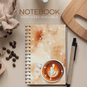 SWEET COFFEE TIME - Special Notebook, Journaling, Planning, Memory Keeping, Memopad, Memory Pad, Coffee Lover