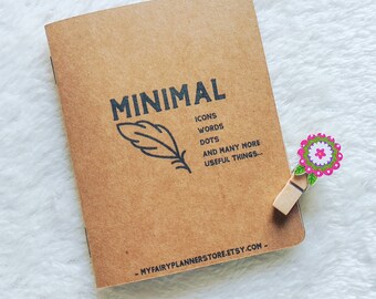 Minimal Stickers Book - Icon Stickers - Minimal Stickers - Reminder - To Do - Don't Forget - Planner - Bullet Journal - Journaling - Travel