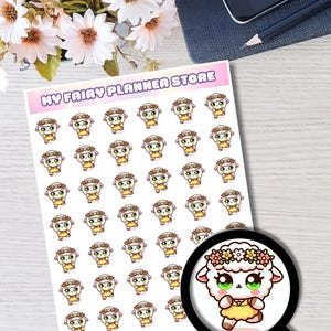 LELLA SPRING DREAM - Icon - Jogging Time - Deco Sticker - Journaling - Memory Keeping - White Paper - Washi Paper - Hobo Sticker - Spring