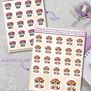 OTTIE SWEET SUMMER - Money - Icon - Functional - Watercolor - Cute - Kawaii Stickers - Chores - Hobbies - Duty - Home - Lifestyle - Summer