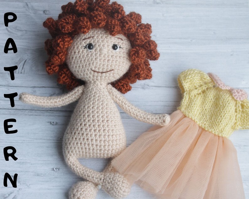 Crochet Doll Pattern Etsy