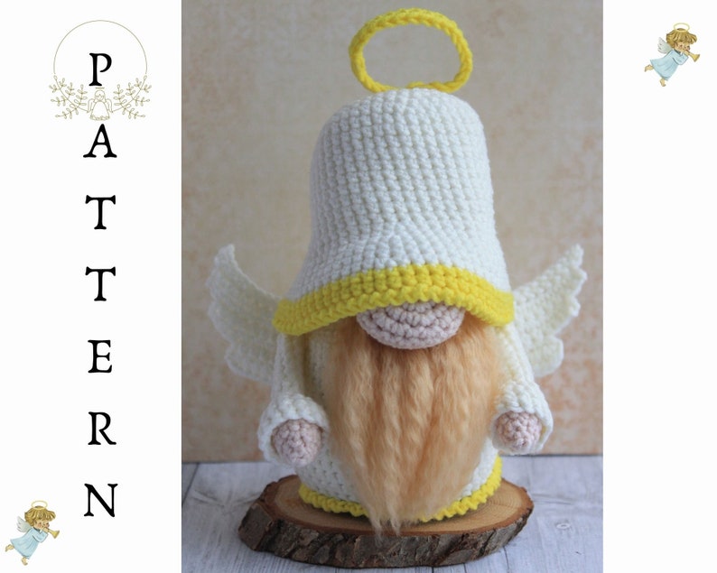 Angel crochet pattern crochet Christmas decoration Angel image 1