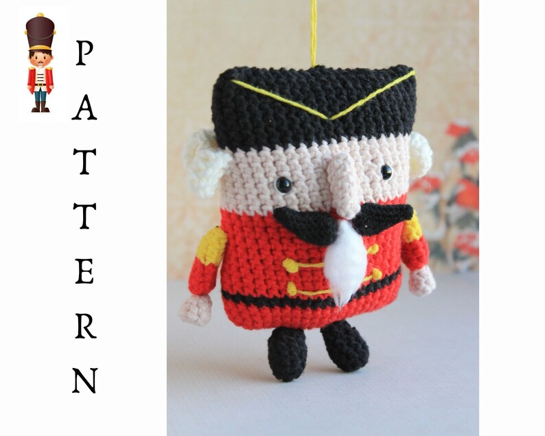 Crochet Nutcracker Pocket Friend Christmas Nutcracker Etsy UK