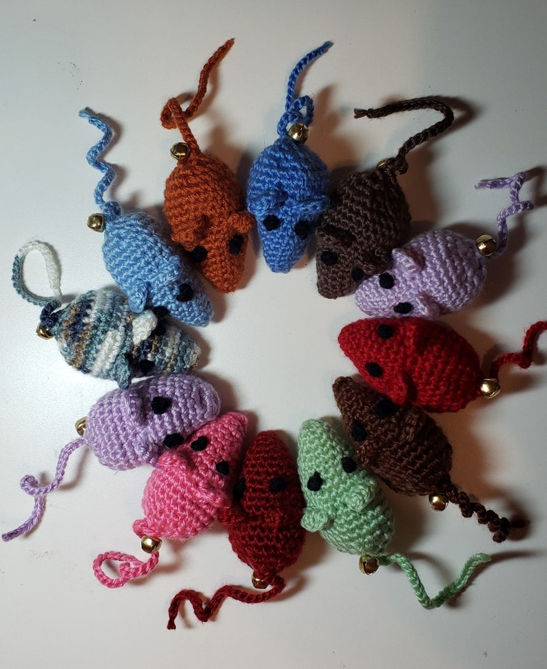 Crochet Catnip Mouse Handmade Cat Toy Catnip Toy Unique Cat Etsy