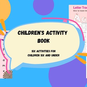 Libro de actividades, seguimiento de letras, actividad de letras faltantes, asociación de letras, formas, jardín de infantes/primer grado, PDF, descarga instantánea, imprimible