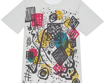 Kandinsky Abstract Art T-Shirt: Bauhaus Geometric Print