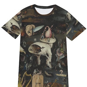 Hieronymus Bosch Garden of Earthly Delights T-Shirt - Artistic, Unique, and Vibrant Tee