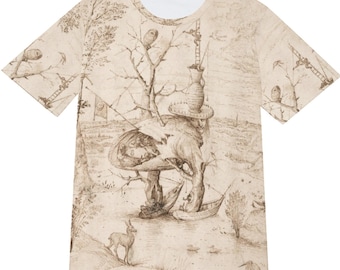 Camiseta de Hieronymus Bosch: El hombre árbol, ropa de arte medieval