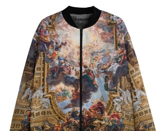 Fleece Bomber Jacke: 17th-Century Fresco Art Kleidung