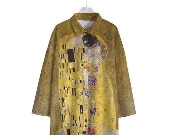 Gustav Klimts Chiffonbluse Der Kuss : Tragbare Kunst Top