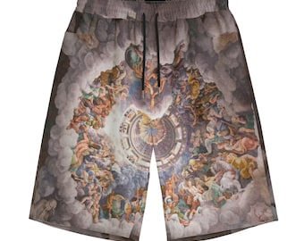 Pantalones cortos de algodón Giulio Romano, modelo "La Cámara de los Gigantes", tallas S-5XL
