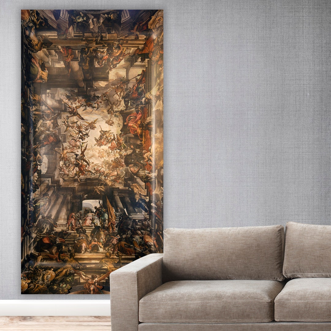 The Martyrdom and Apotheosis of St Pantalon Canvas Print Gian