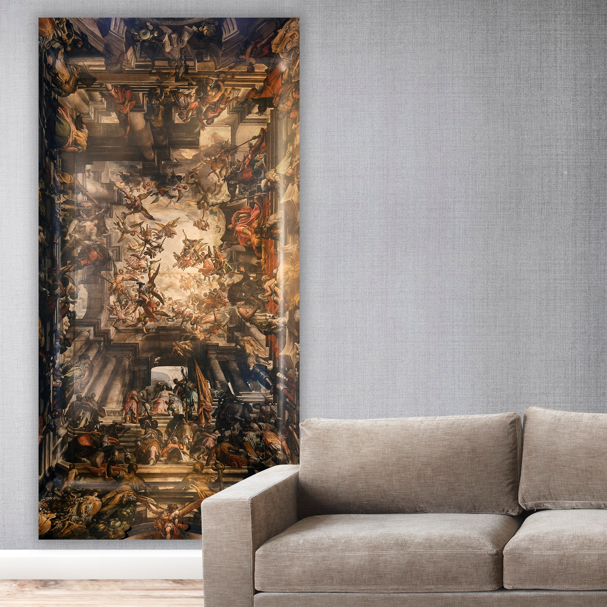 St. Pantalon Apotheosis Canvas Print: Venice Church Art