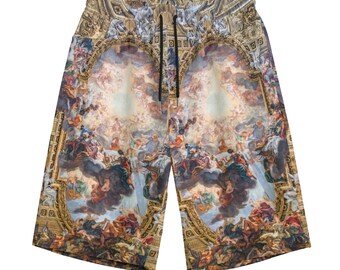 Giovanni Battista Gaulli Cotton Art Shorts Triumph of the Name of Jesus S-5XL
