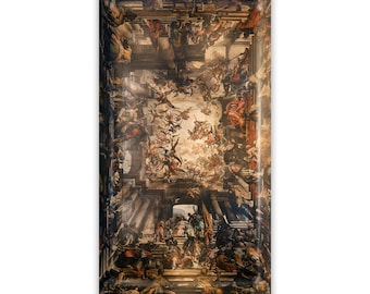 Le martyre et l'apothéose de saint Pantalon Impression sur toile